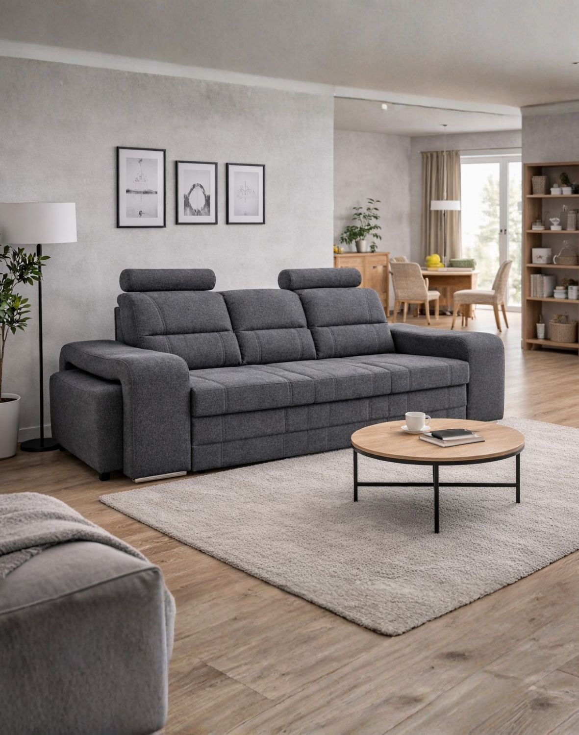 grafitowa sofa amerykanka wenus malmo new 95