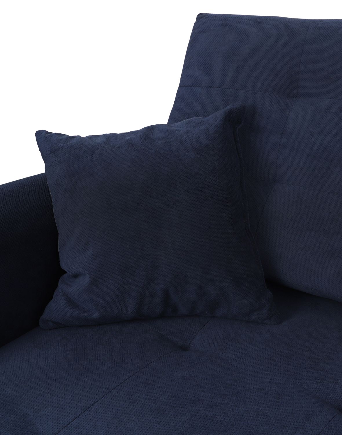 granatowa sofa rozkładana do przodu pretty 22
