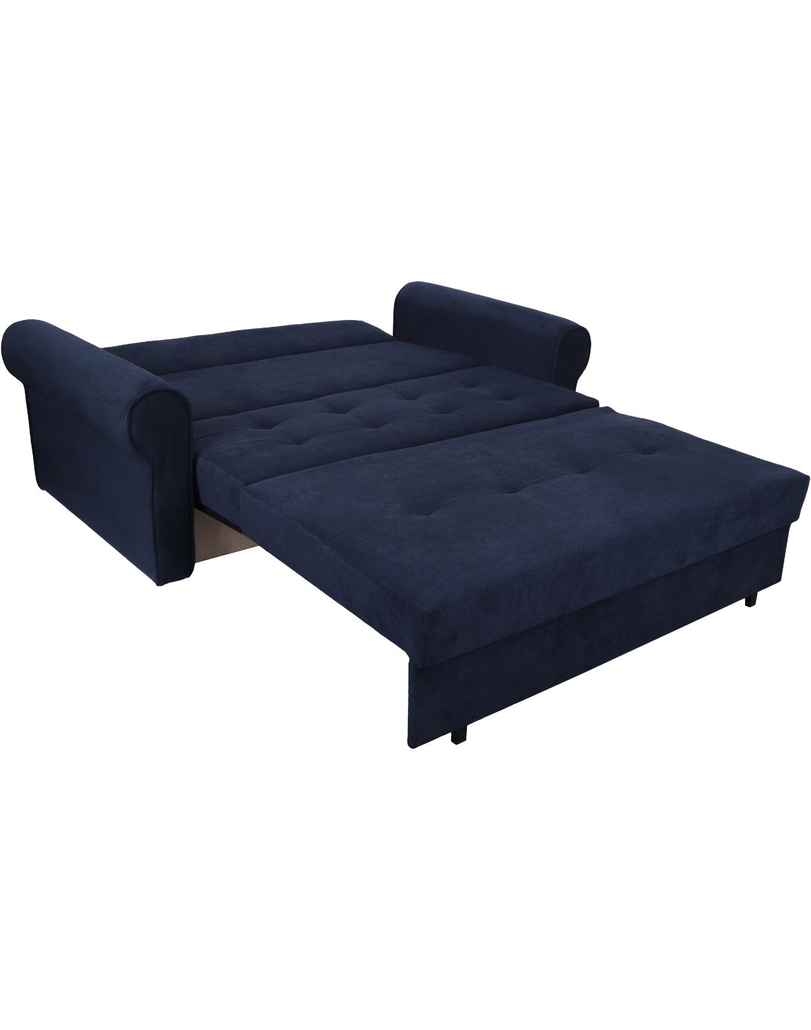 granatowa sofa rozkładana do przodu pretty 22