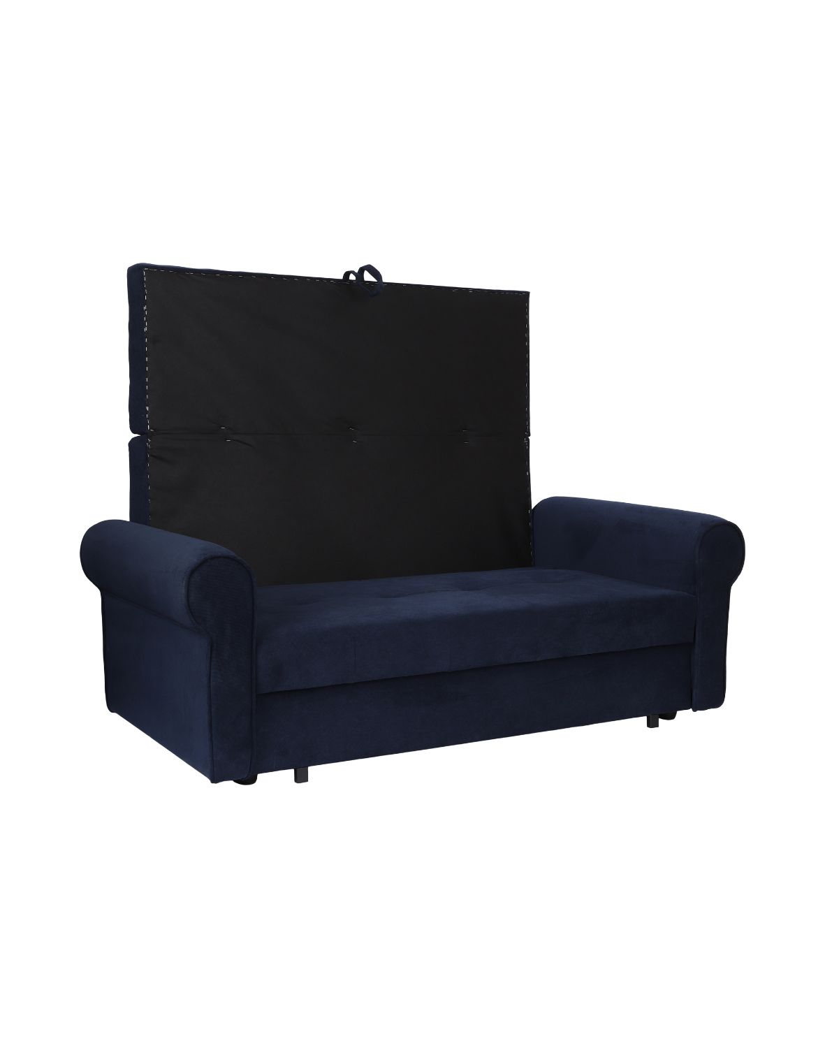 granatowa sofa rozkładana do przodu pretty 22