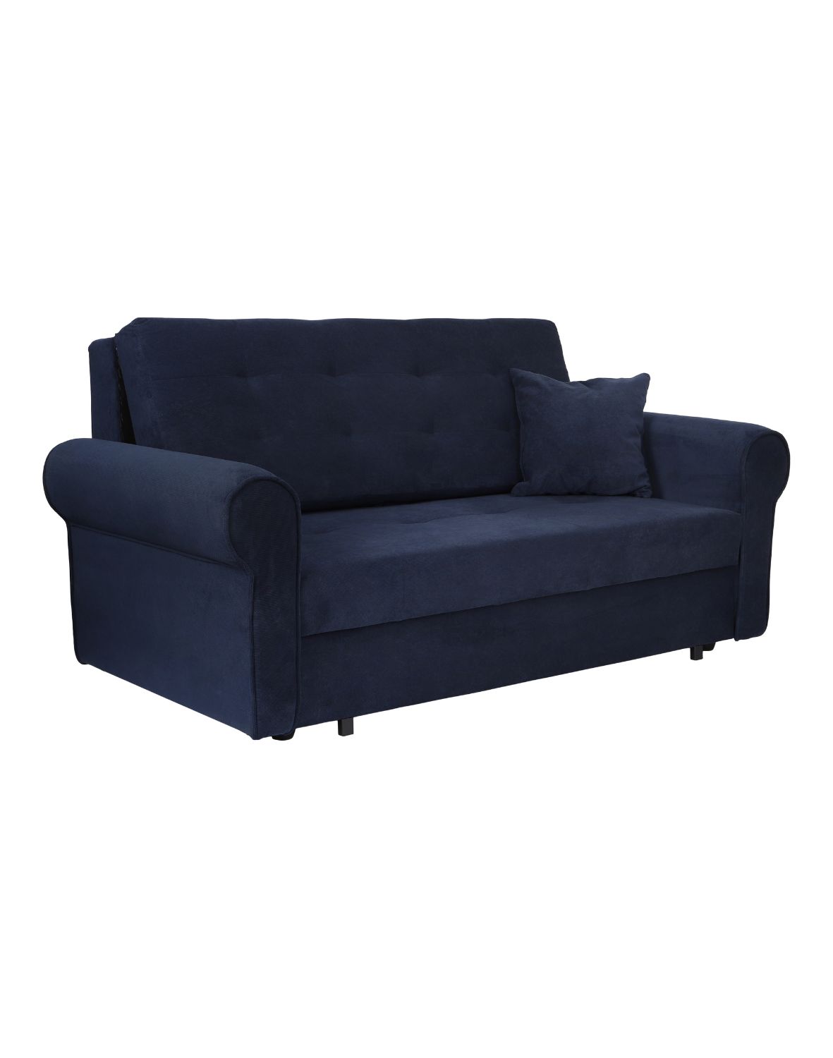 granatowa sofa rozkładana do przodu pretty 22