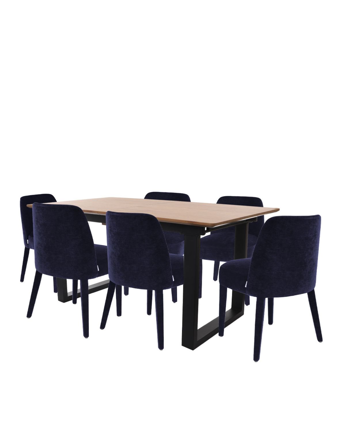 Zestaw: Stół rozkładany Grand + 6 krzeseł do jadalni Chelsea
