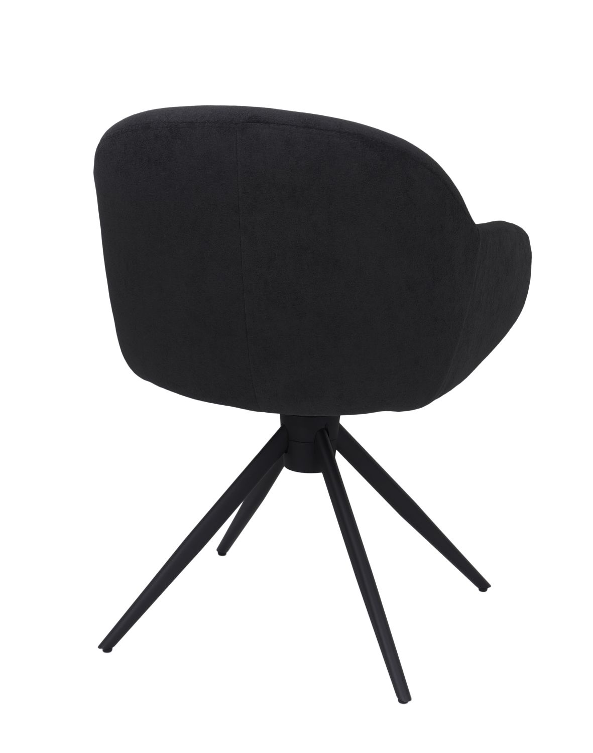 krzesło obrotowe do jadalni greta, ciemnoszare