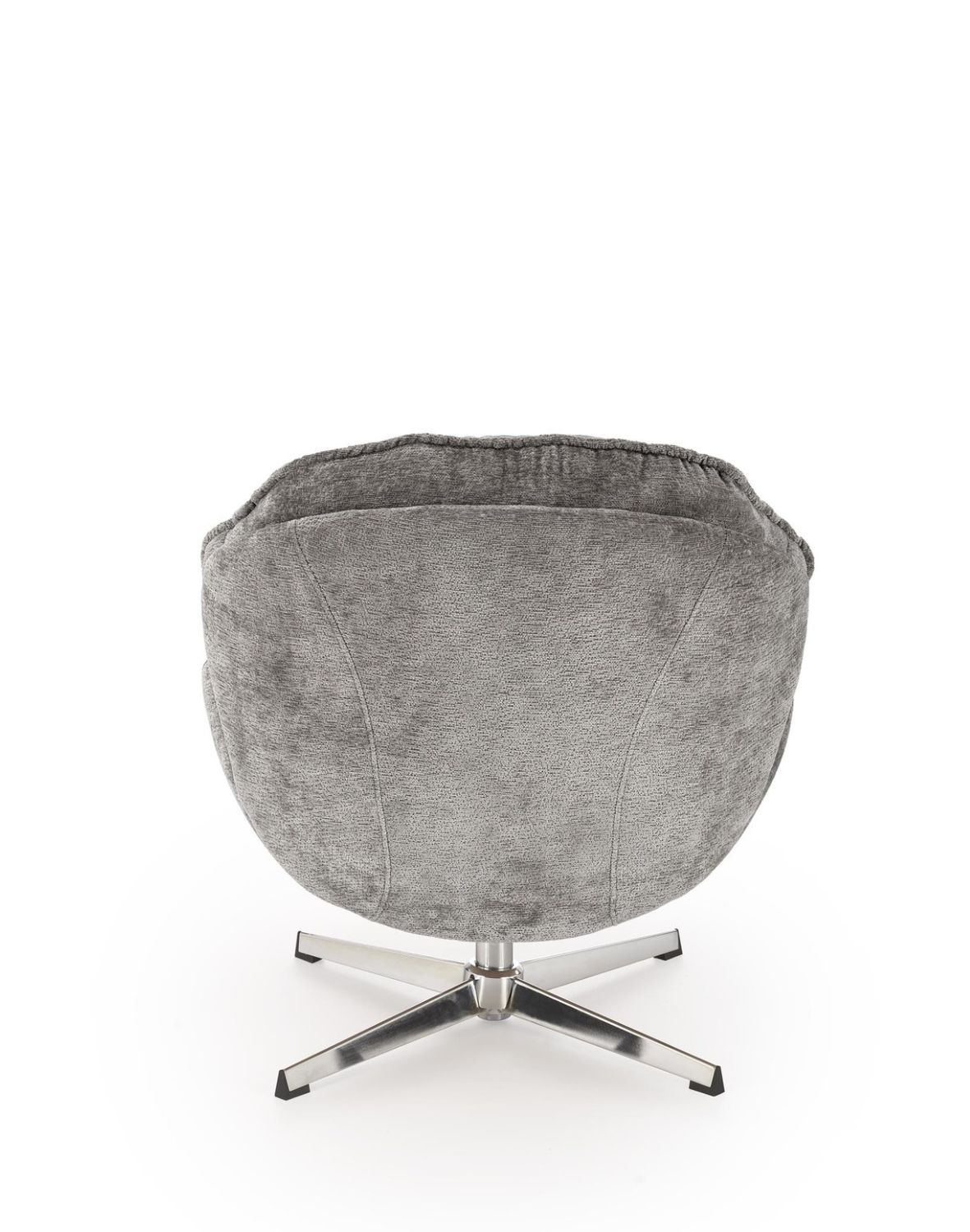 fotel obrotowy guido szary, obrotowy 360°, chrom