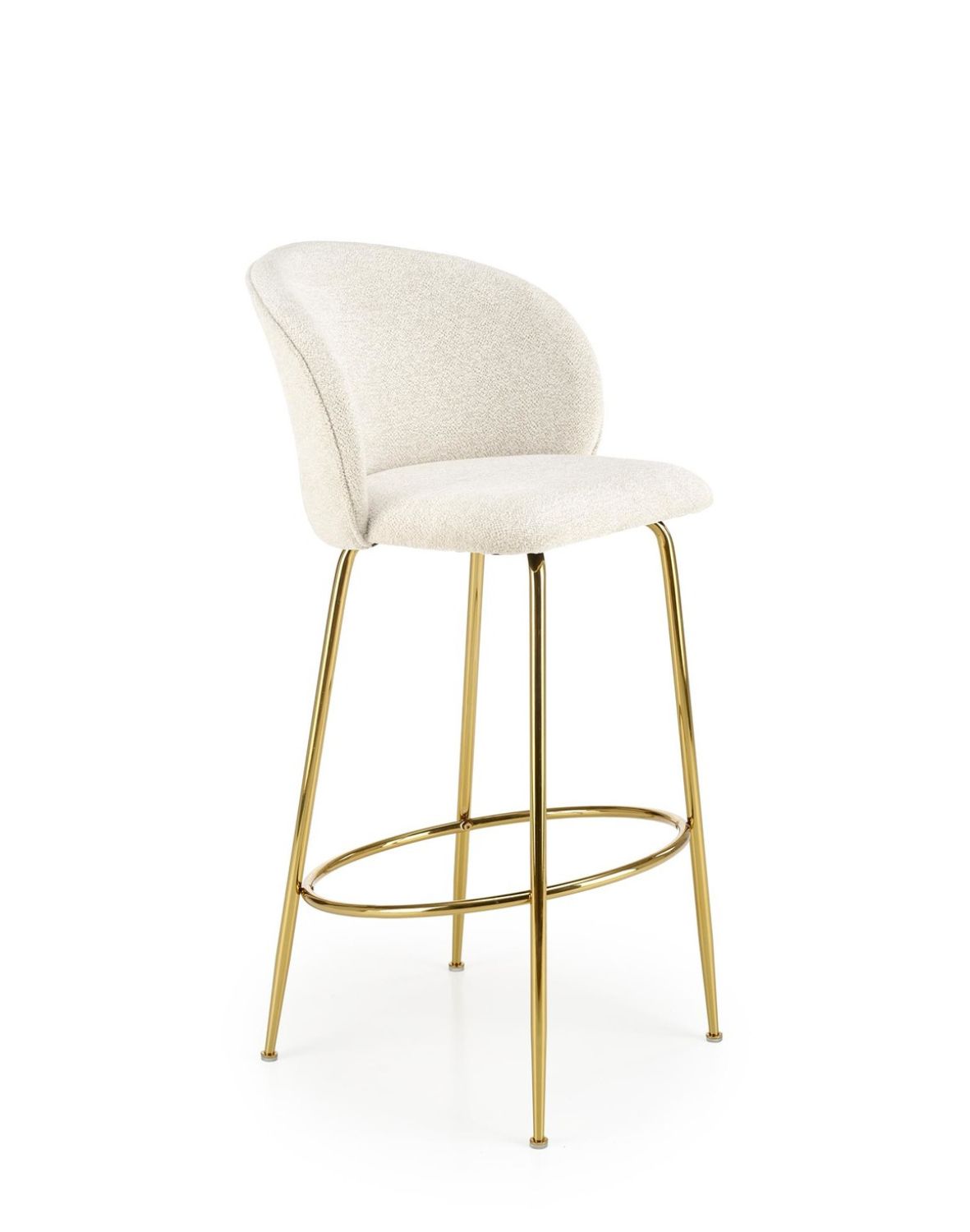 hoker do kuchni h116, kremowy, złoty stelaż