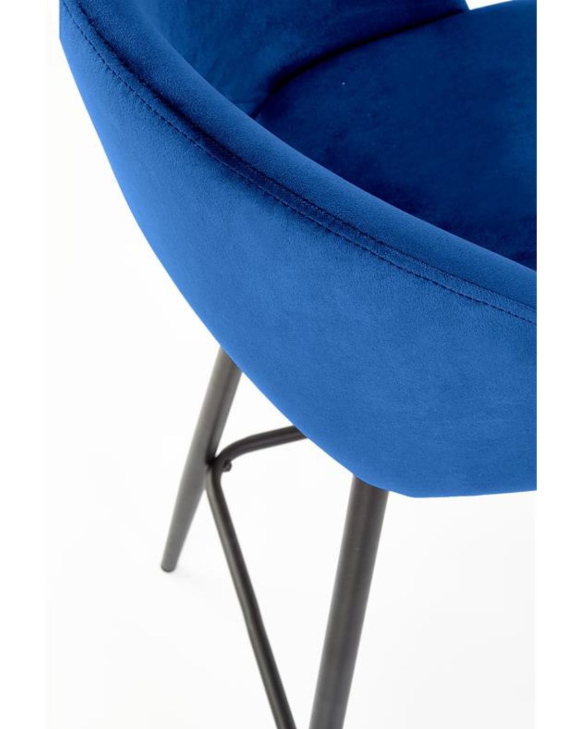 hoker do kuchni h96, granatowy welwet