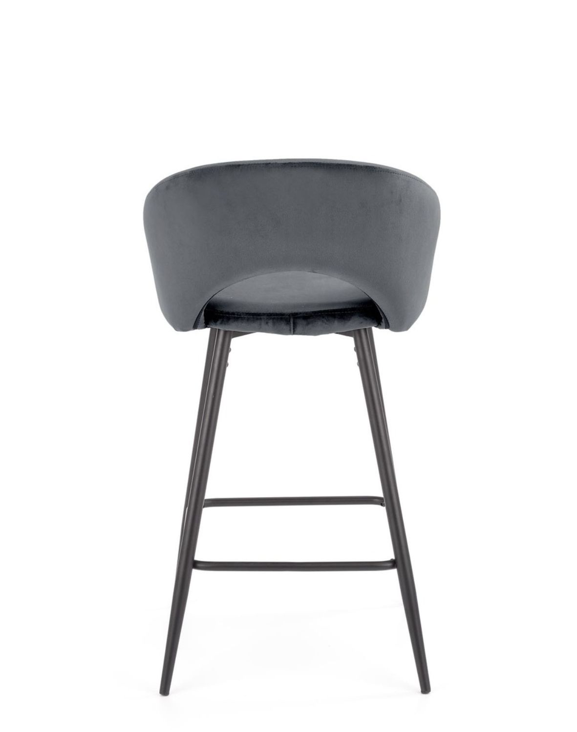 hoker do kuchni h96, szary welwet