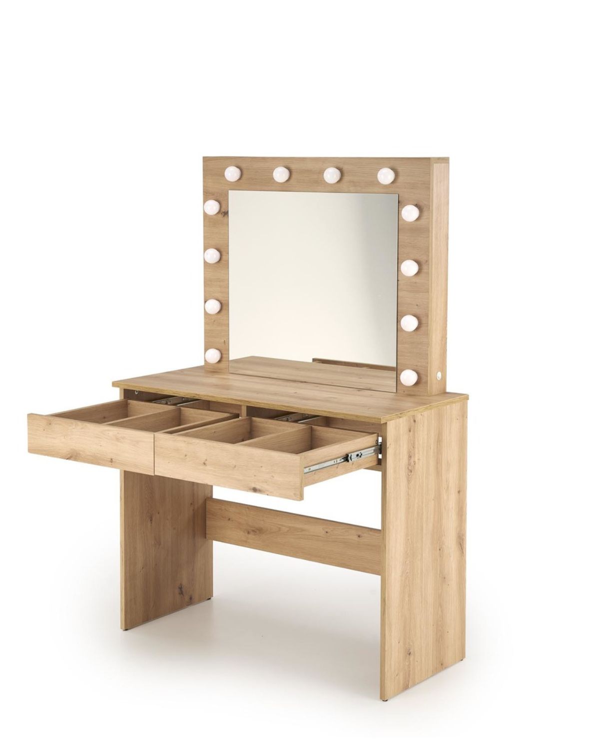 toaletka z lustrem hollywood, dąb artisan