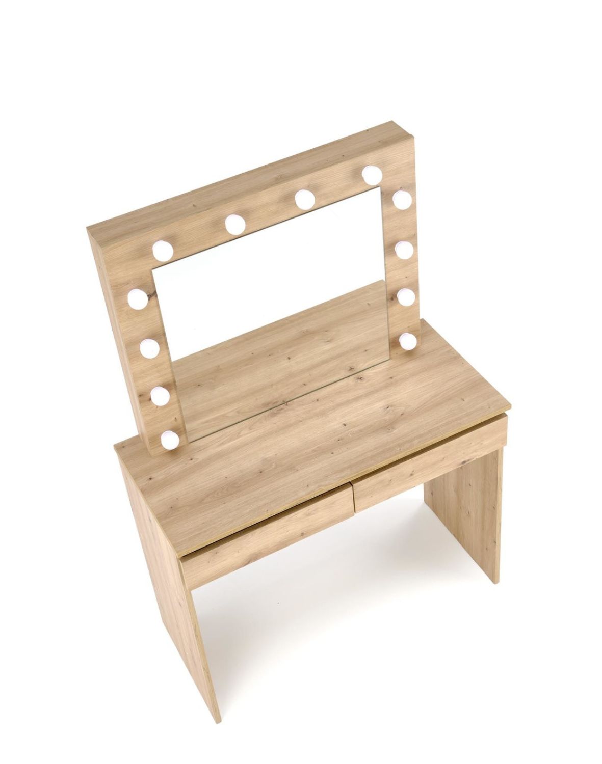 toaletka z lustrem hollywood, dąb artisan