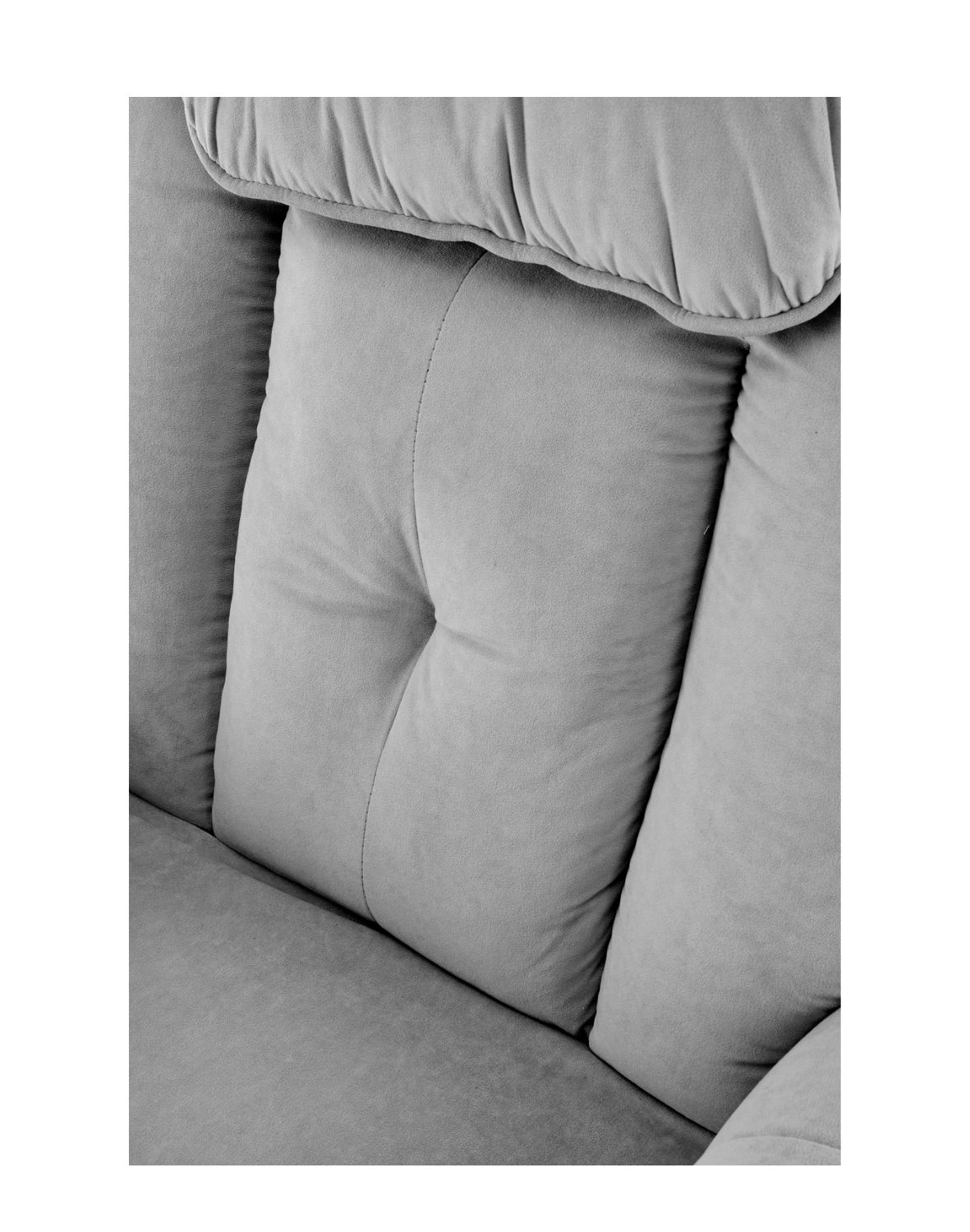 fotel horton z funkcją elektrycznego rozkładania i pionizacji, szary welwet