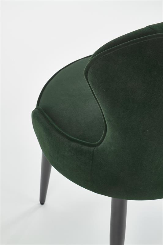 Krzesło do jadalni K366 zielone