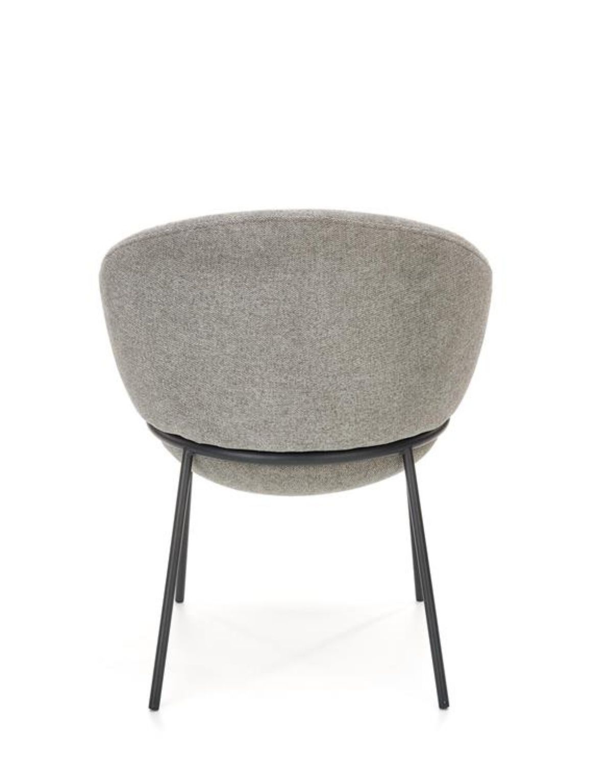 krzesło do jadalni k482, nowoczesne, szare