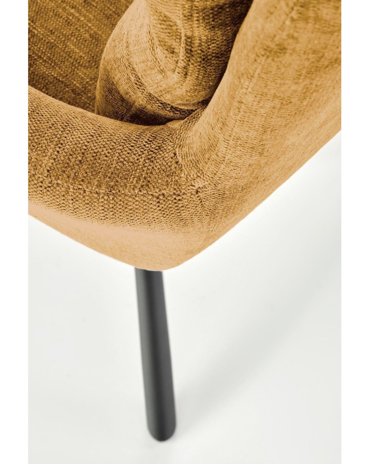 krzesło obrotowe K495, musztardowe