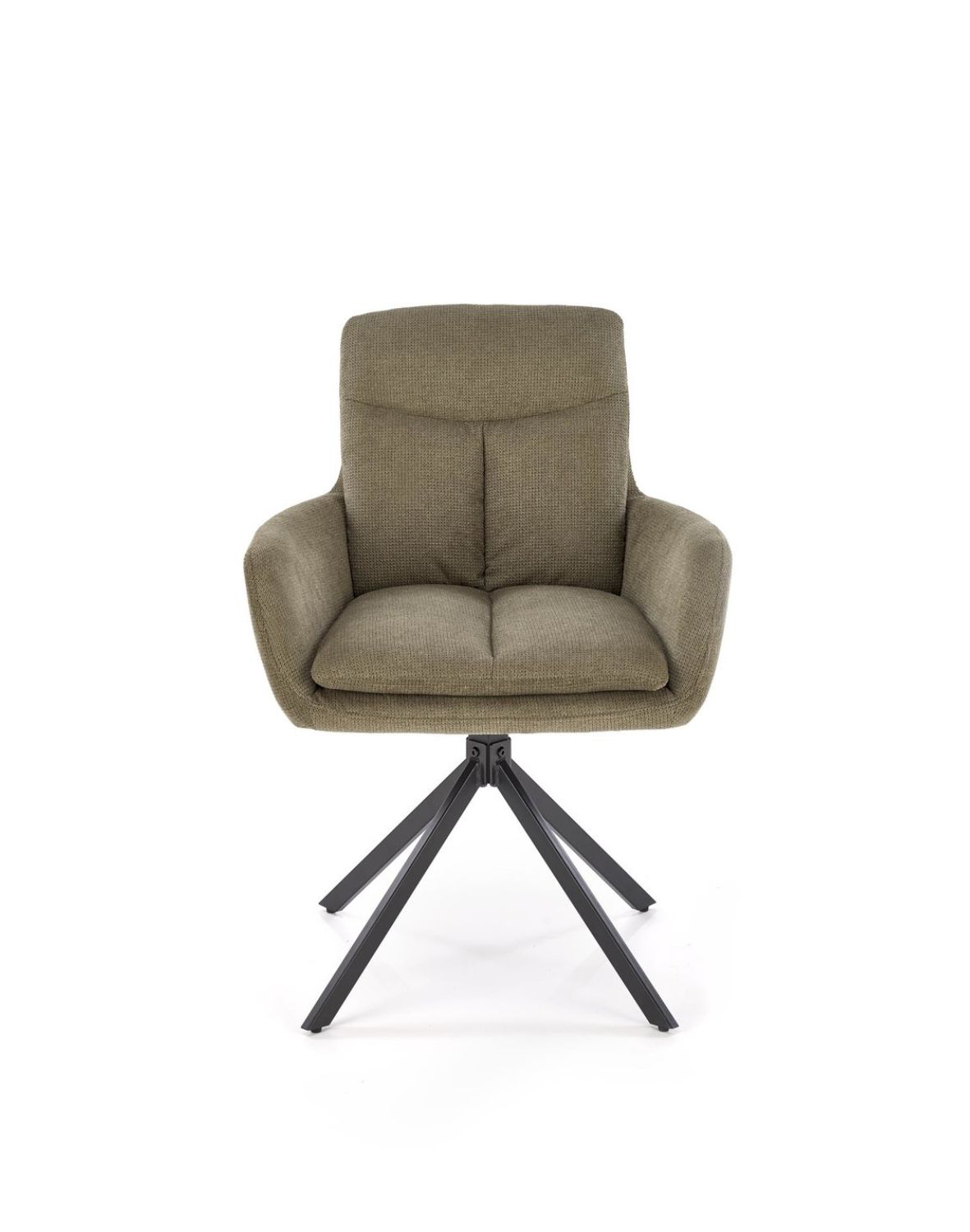 krzesło obrotowe k536, tapicerowane, oliwkowe