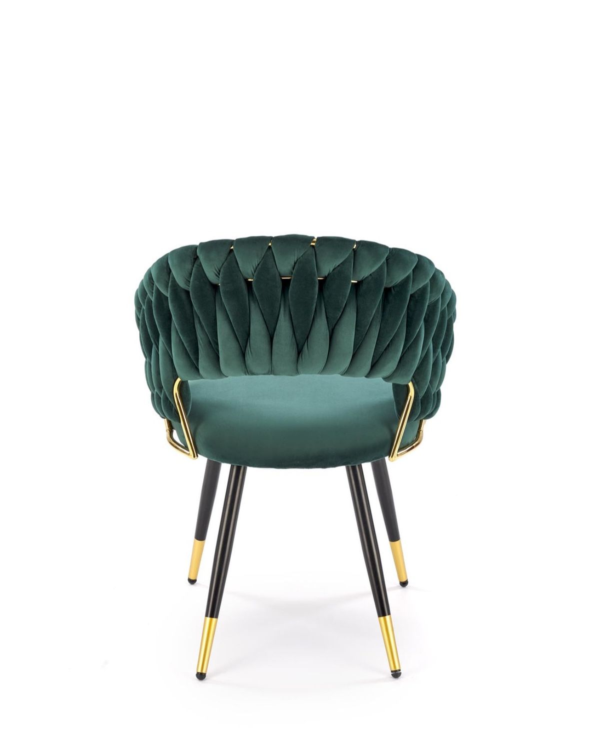 krzesło k551 zielone, tapicerowane velvet, nowoczesny design