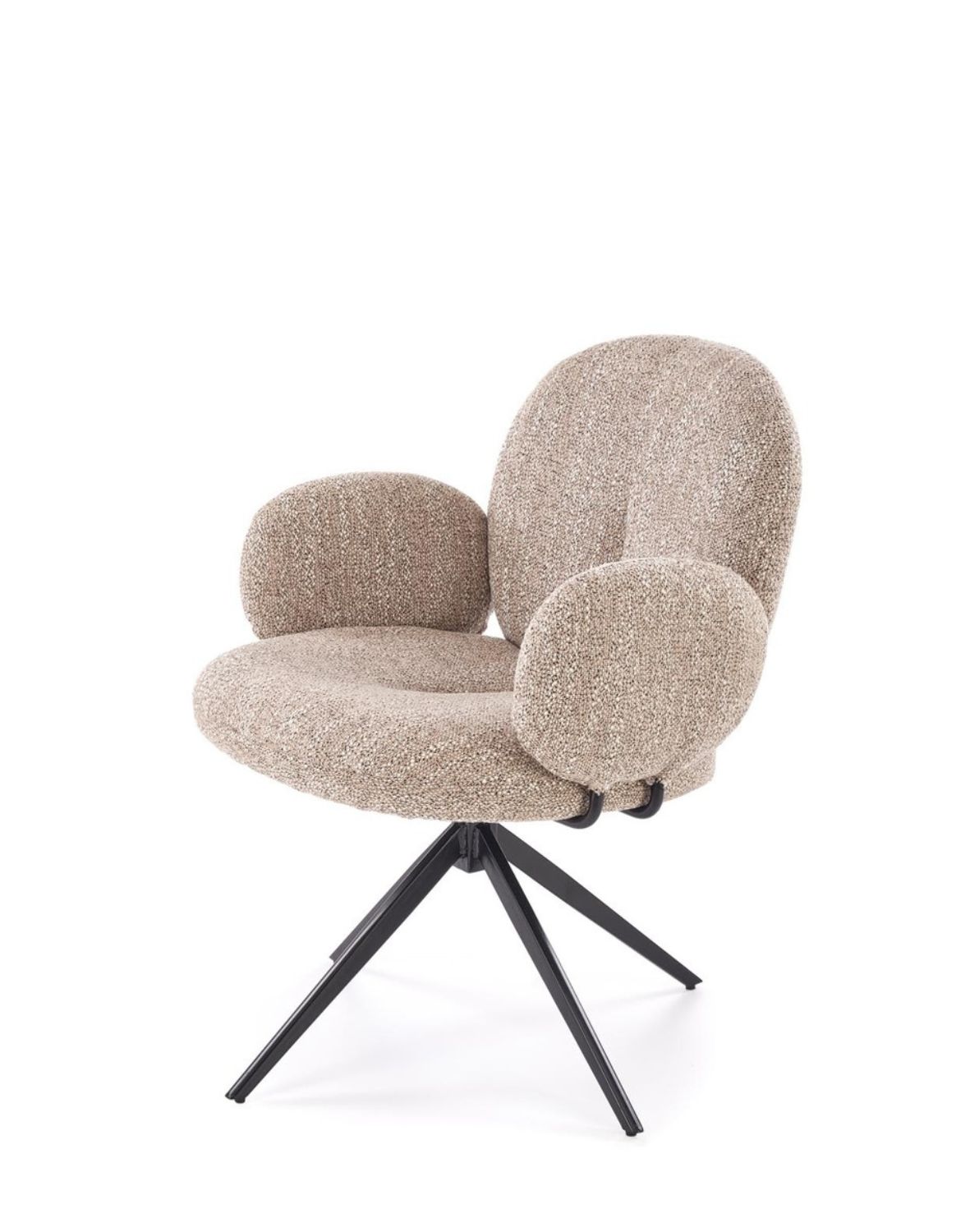 krzesło z funkcją obracania k568, beżowe