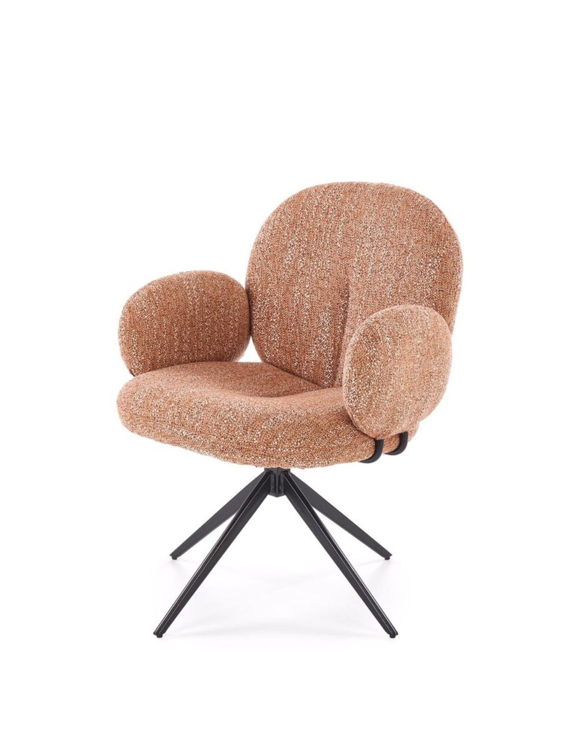 krzesło z funkcją obracania k568, rude