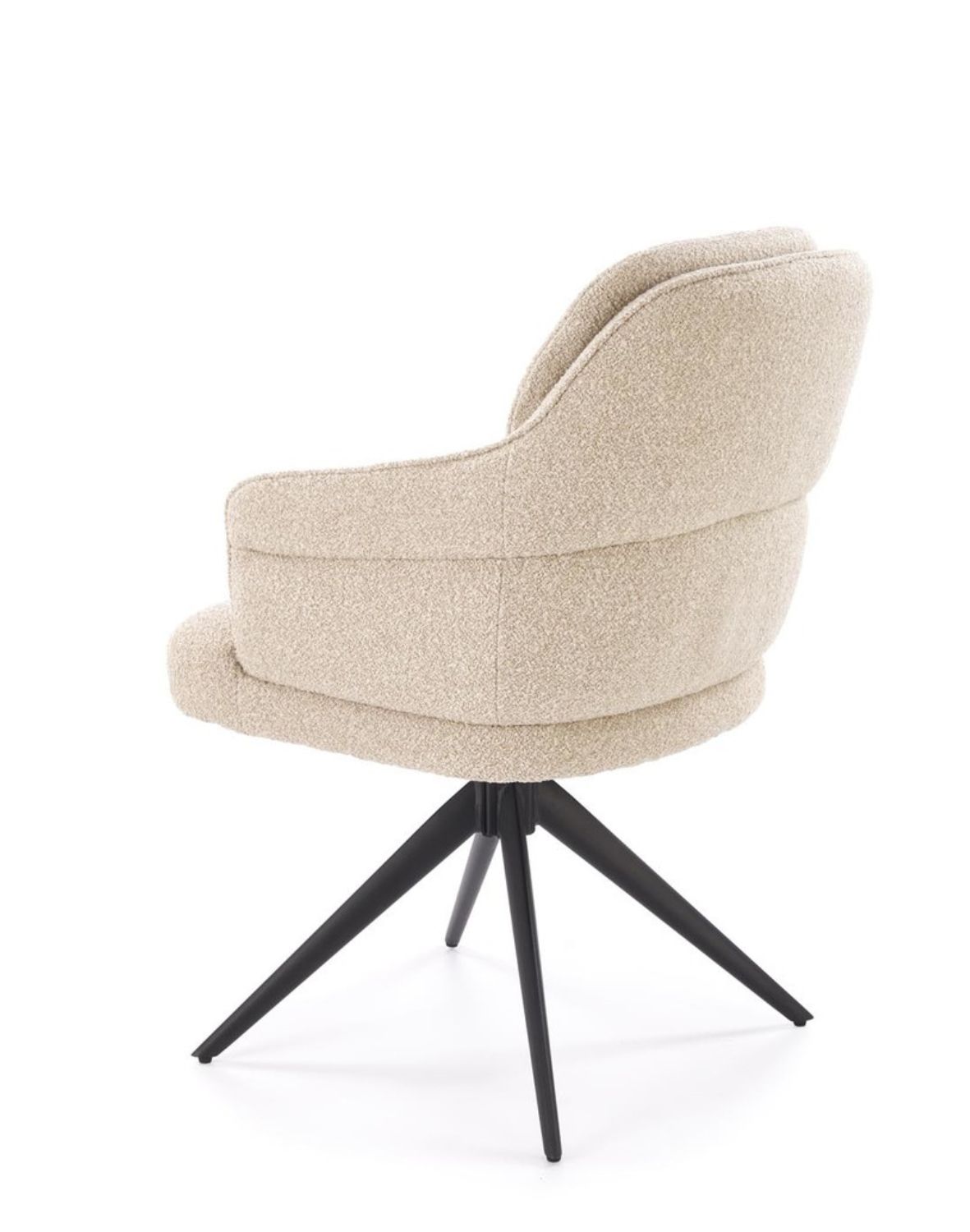 krzesło z funkcją obracania k570, boucle, beżowe