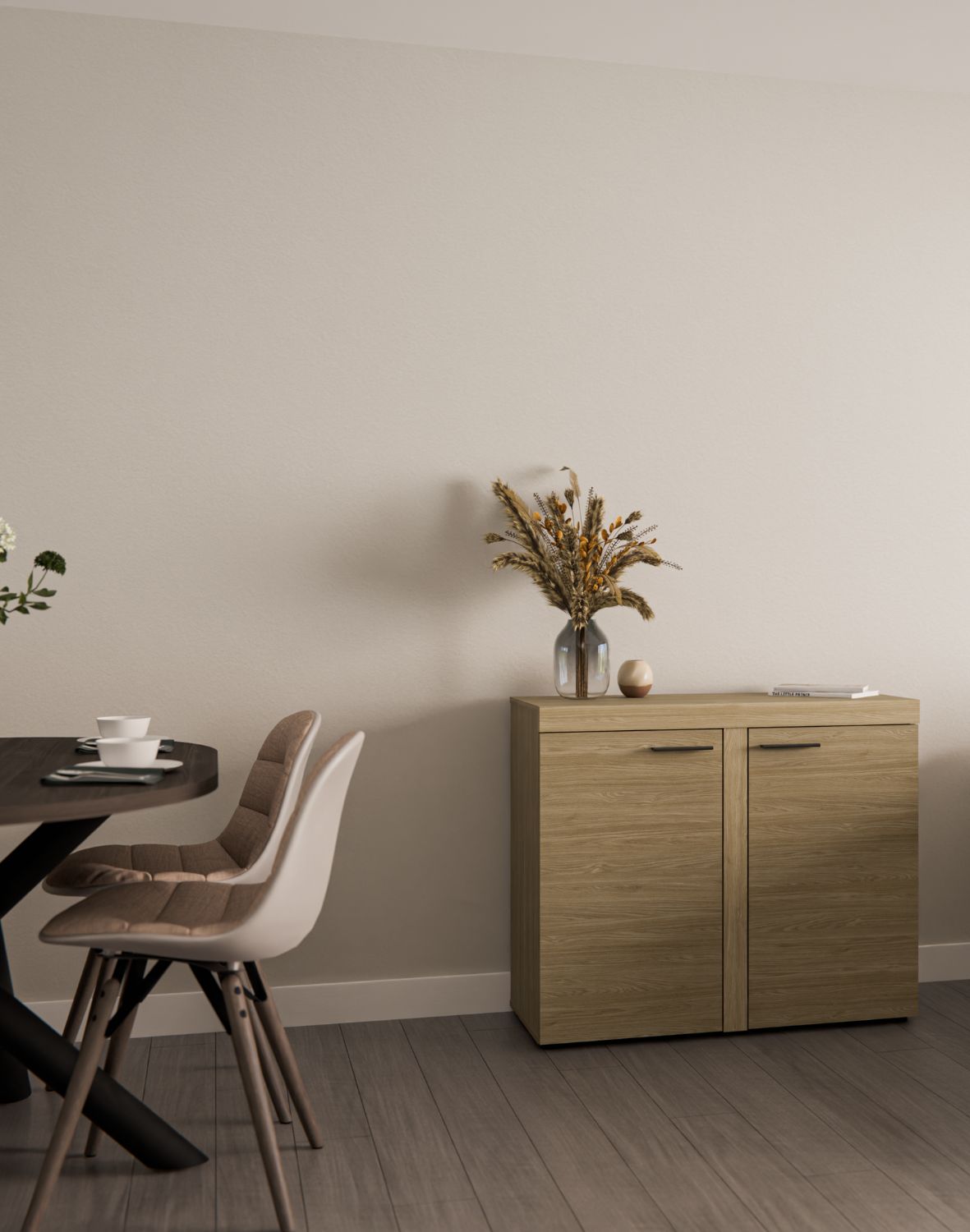 Komoda Rumba z dwiema szafkami 2F – Dąb Olejowany