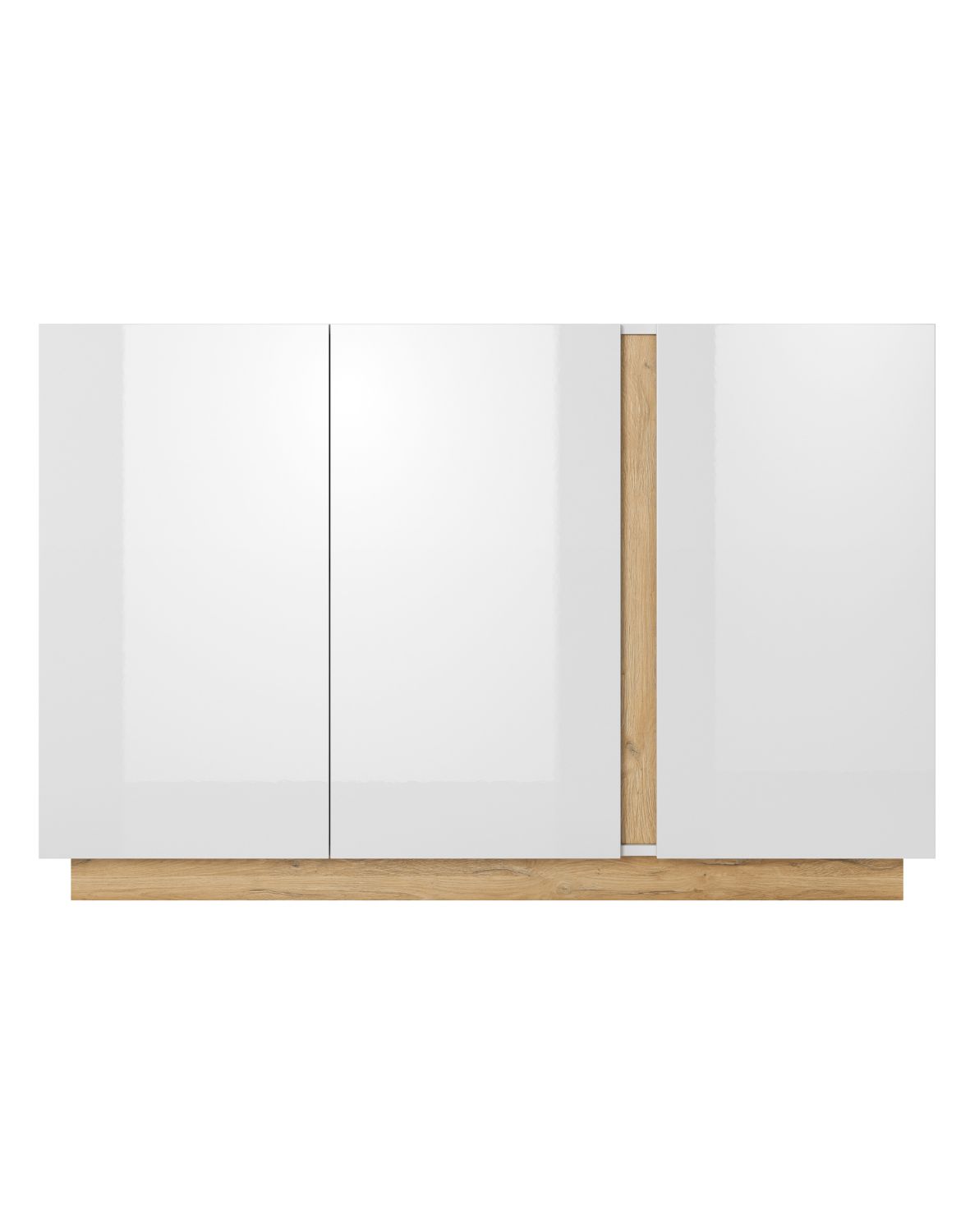 komoda do salonu biały połysk arco f