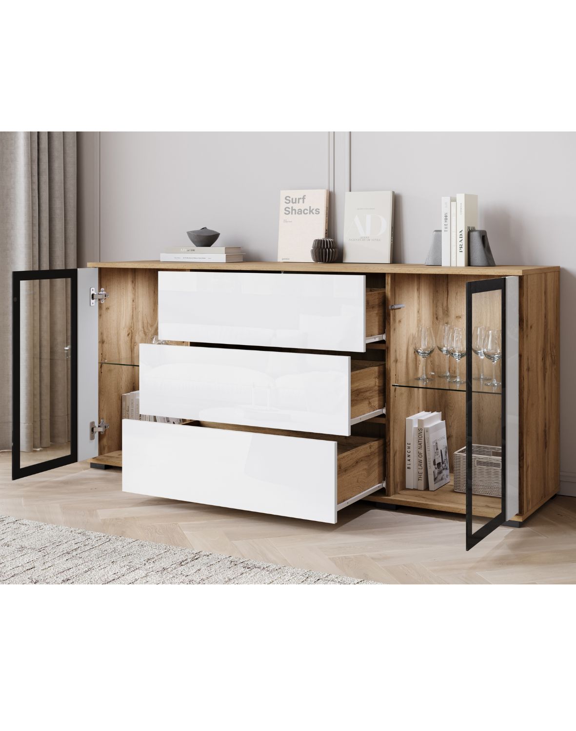 komoda-caro-sb150-bialy-wotan