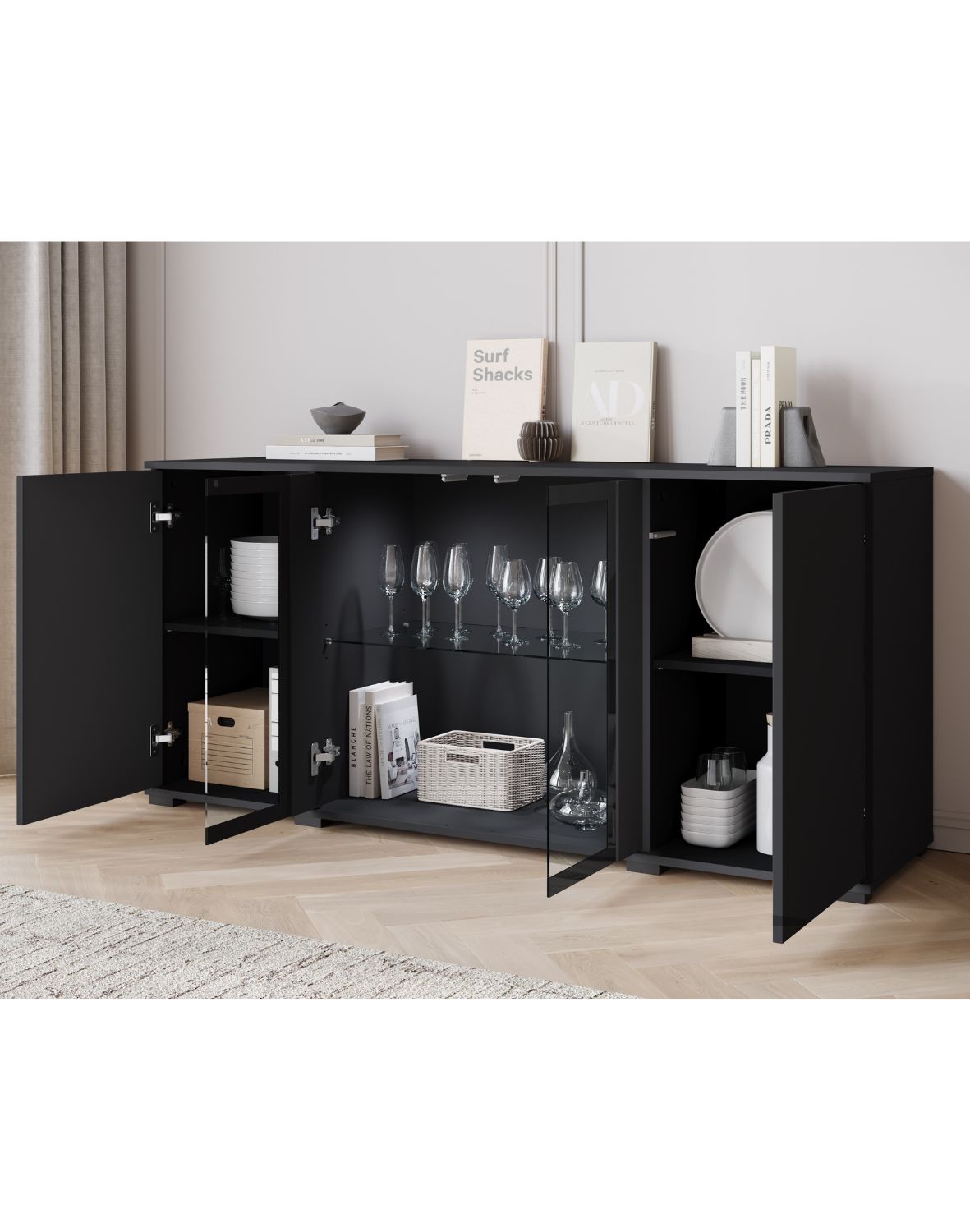 komoda-caro-sb154-czarna