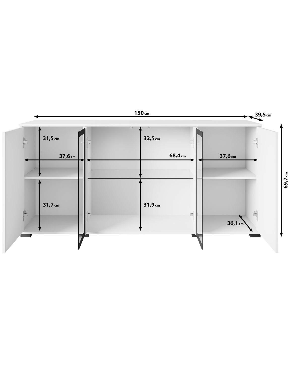 komoda-caro-sb154-czarna