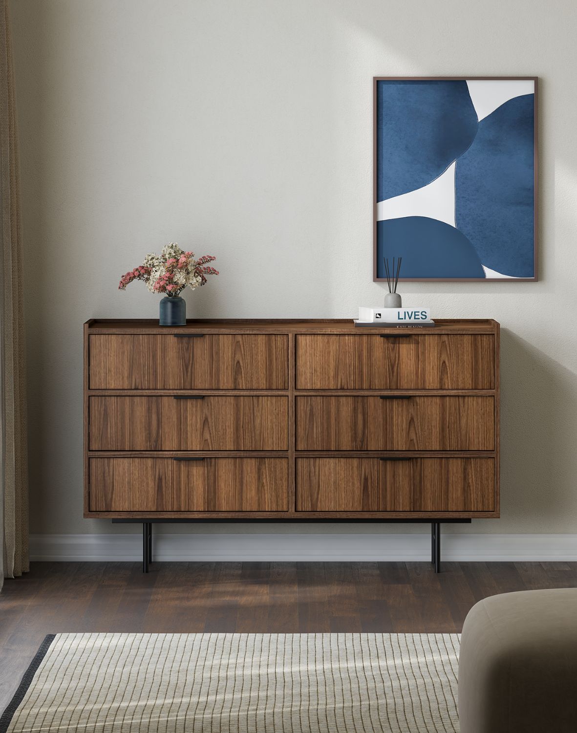 komoda 6s edison brown warmia walnut