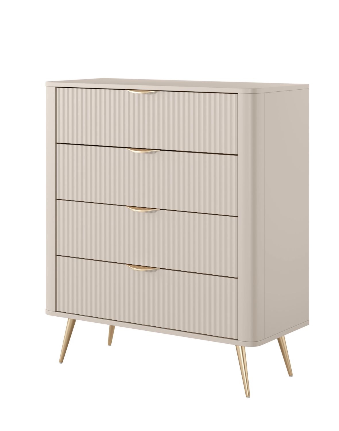 beżowa komoda z szufladami lante l