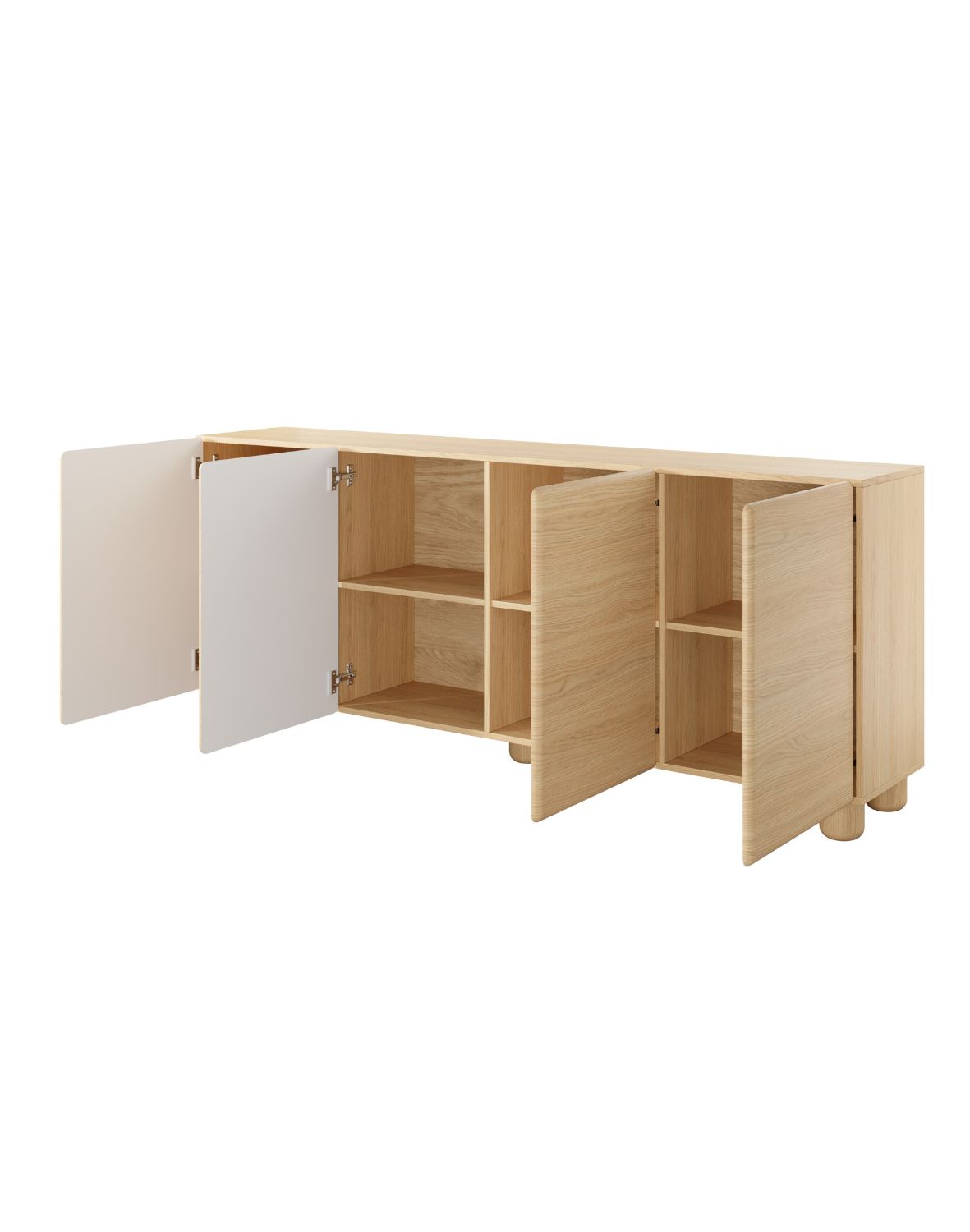 szeroka komoda do salonu lomo b 200 cm dąb vicenza