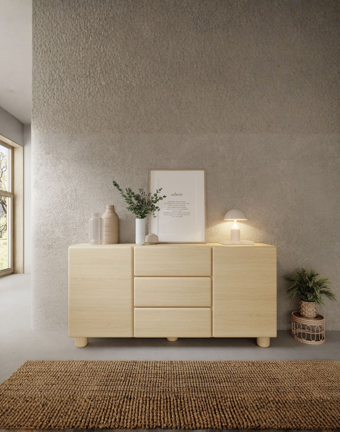 komoda z szufladami lomo c dąb vicenza