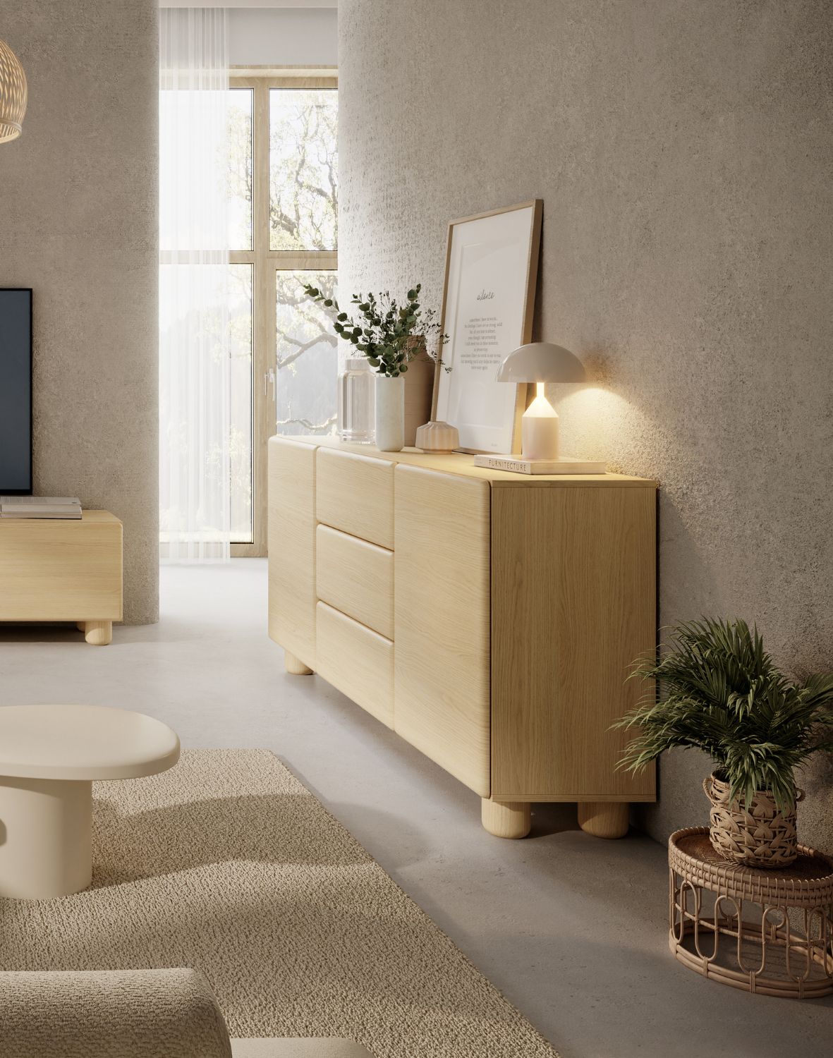 komoda z szufladami lomo c dąb vicenza