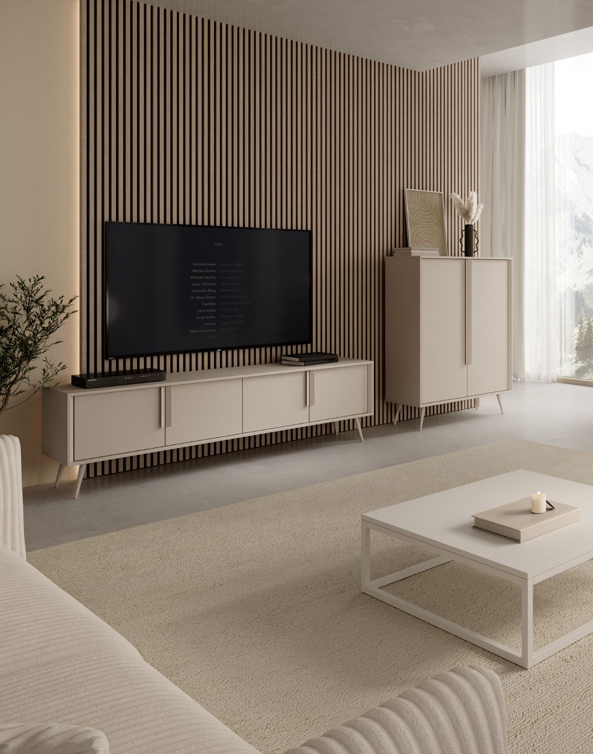 wysoka komoda kaszmirowa do salonu mavera a