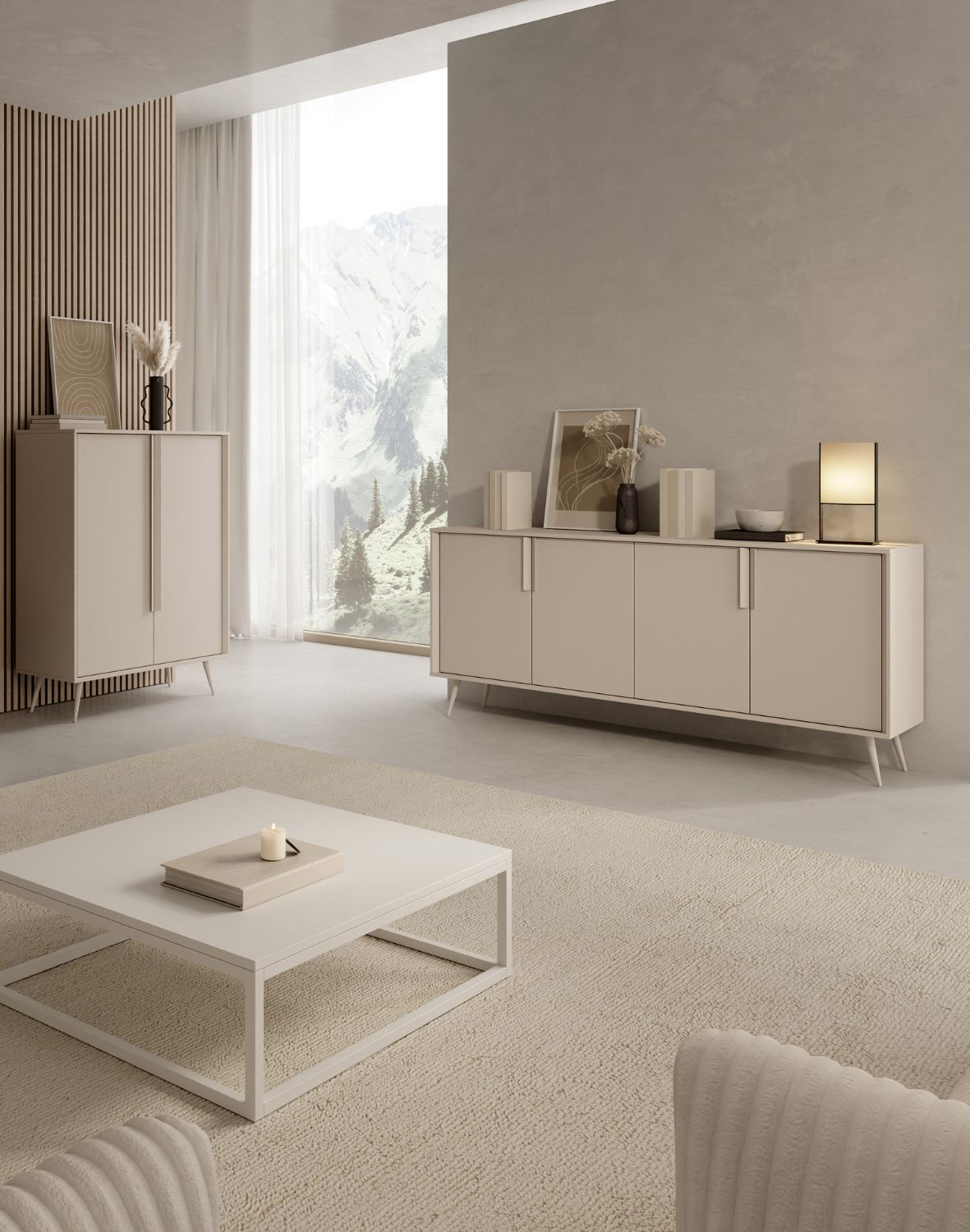 kaszmirowa komoda do salonu mavera b