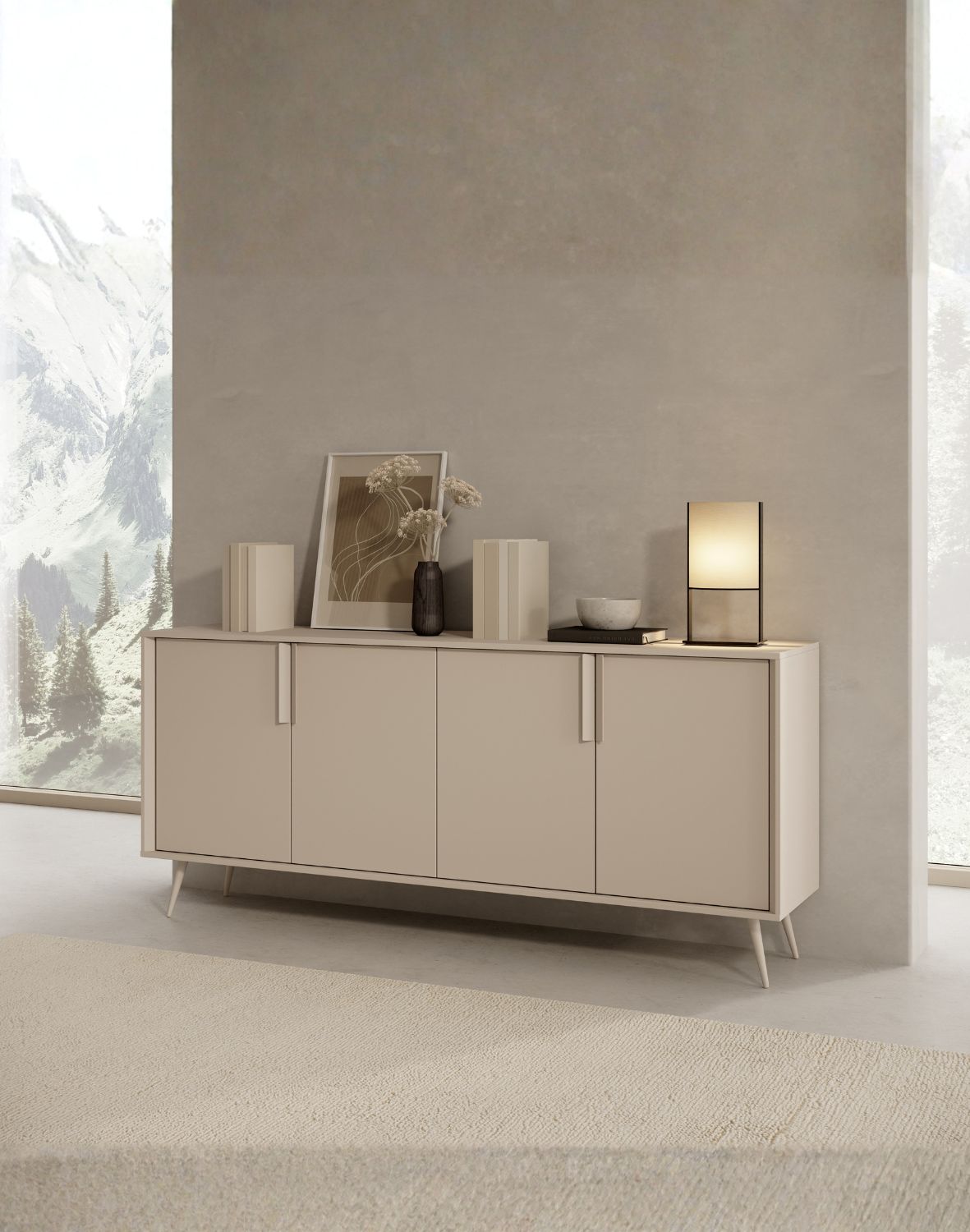 kaszmirowa komoda do salonu mavera b