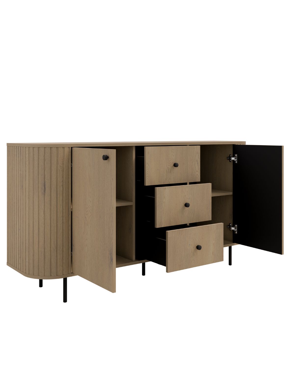 komoda ovalio 2f3s dab cremona typ 823