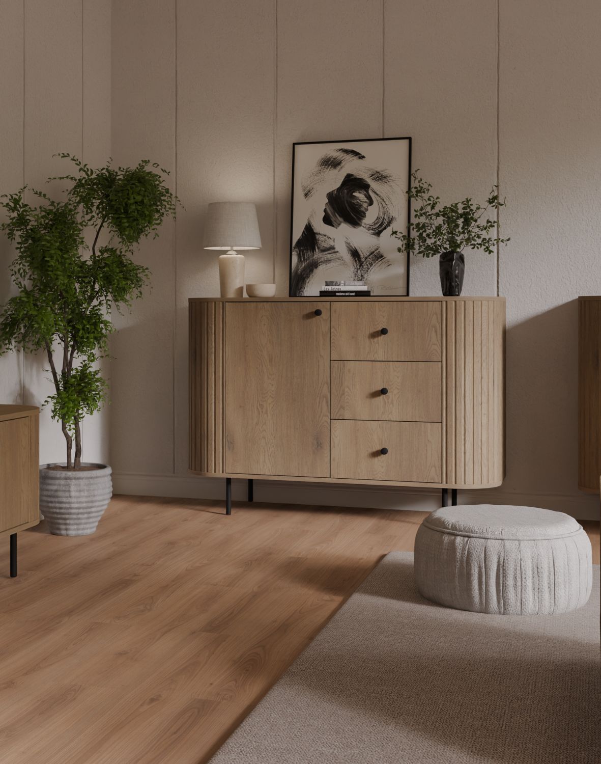 komoda ovalio dab cremona 1f3s typ 813