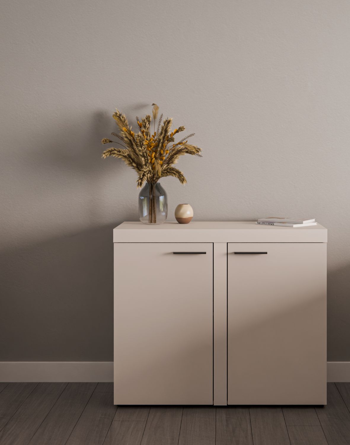 Komoda Rumba z dwiema szafkami 2F – Beż Piaskowy