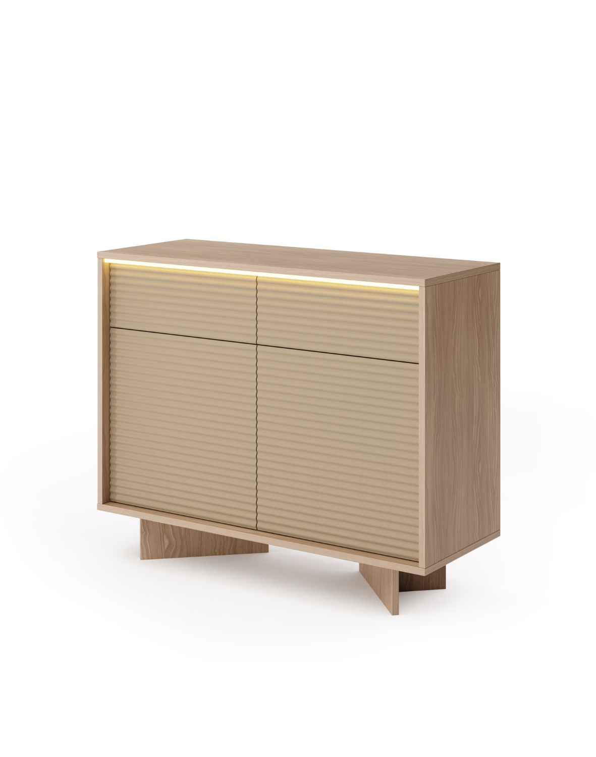 komoda do salonu semi d led