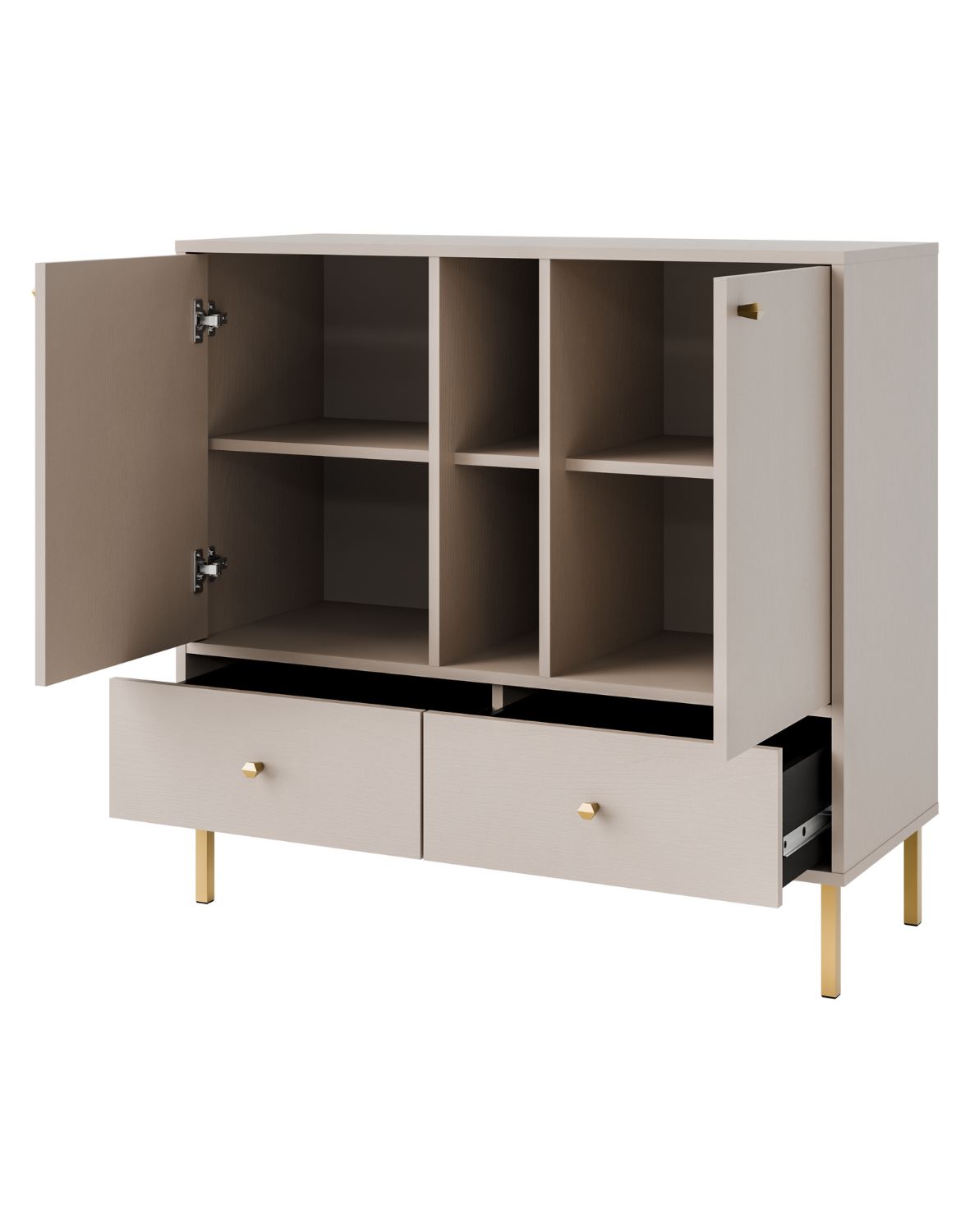 komoda tokyo 2 bez piaskowy typ 825