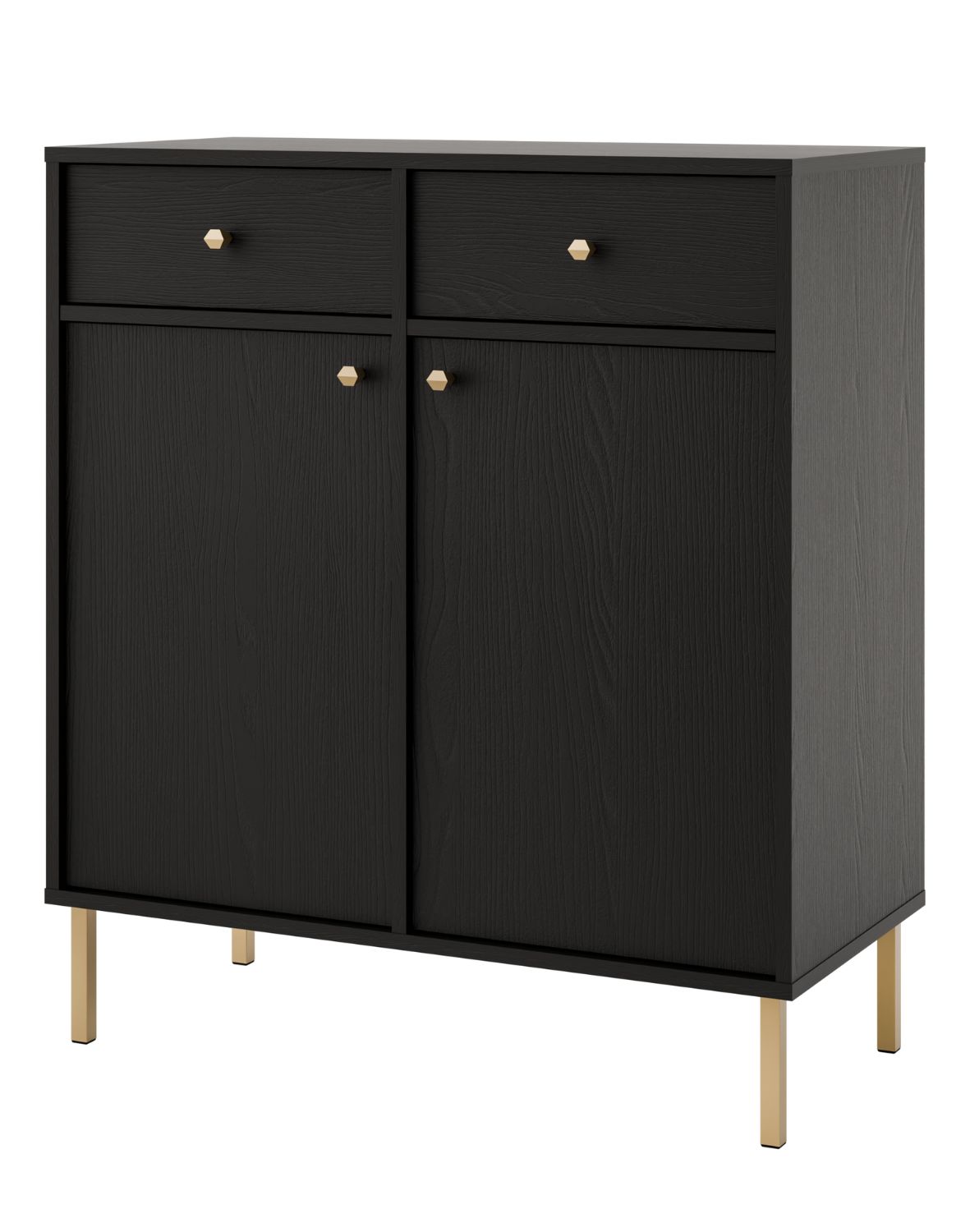 komoda tokyo 2 czarny 2f2s typ 826