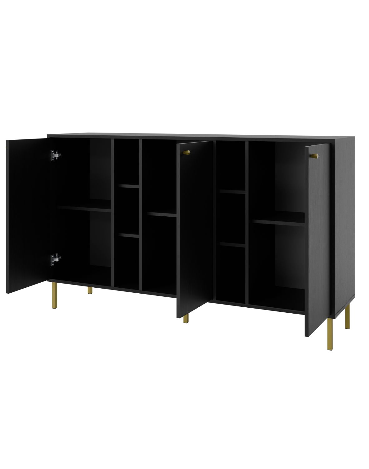 komoda tokyo2 czarny 3 f typ 823