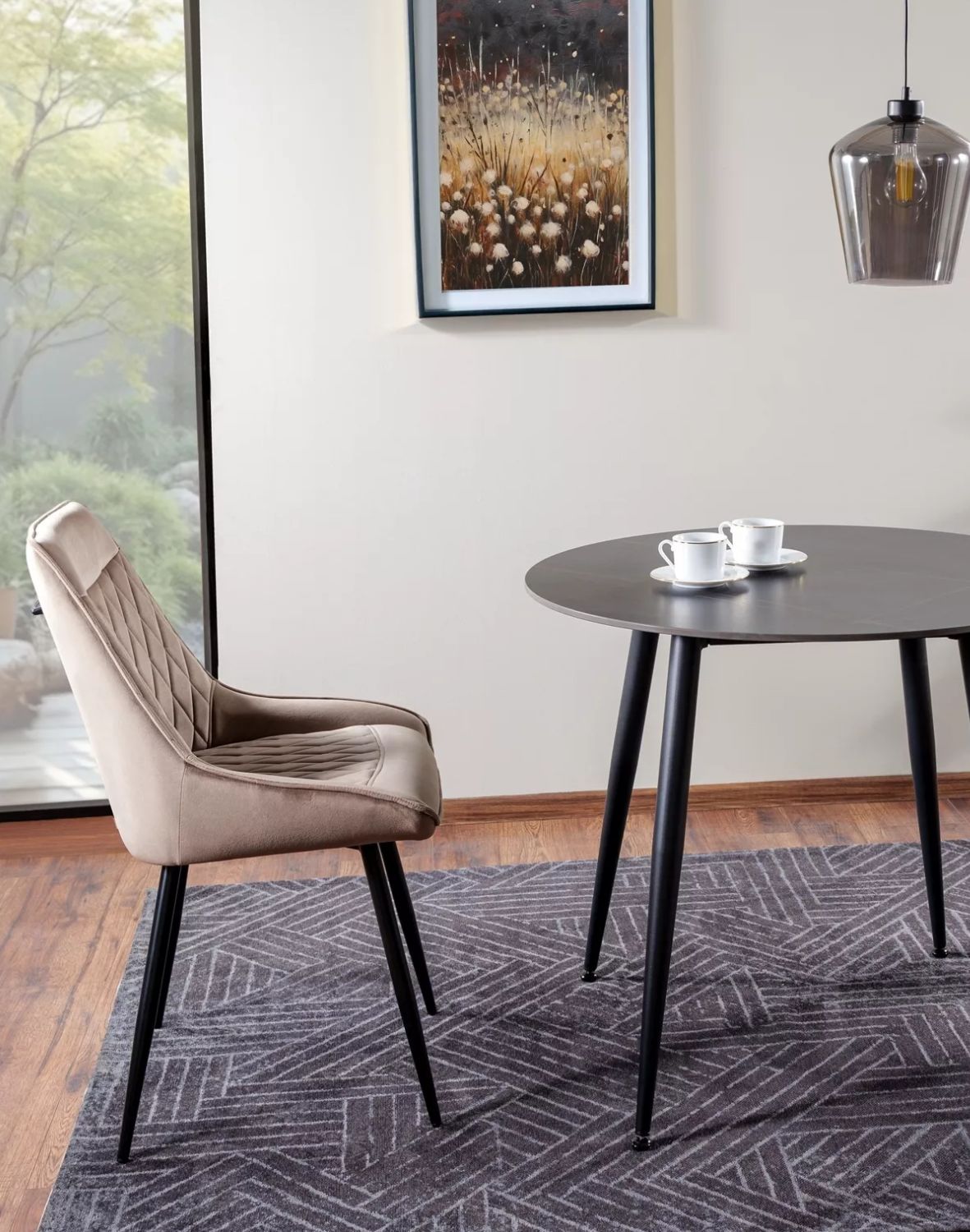 krzeslo agat ciemny bez