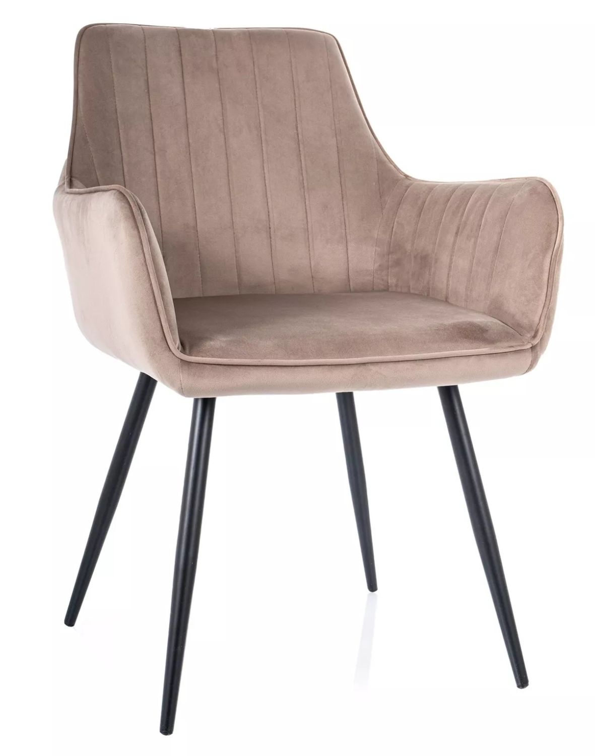 krzeslo apple velvet ciemny bez