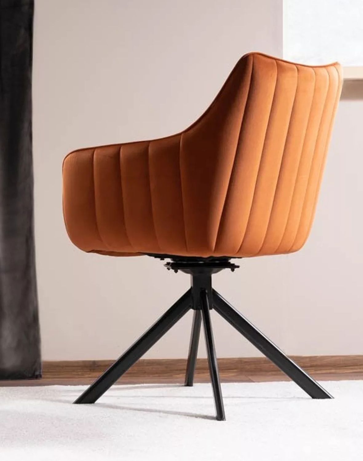 krzeslo azalia velvet cynamonowe