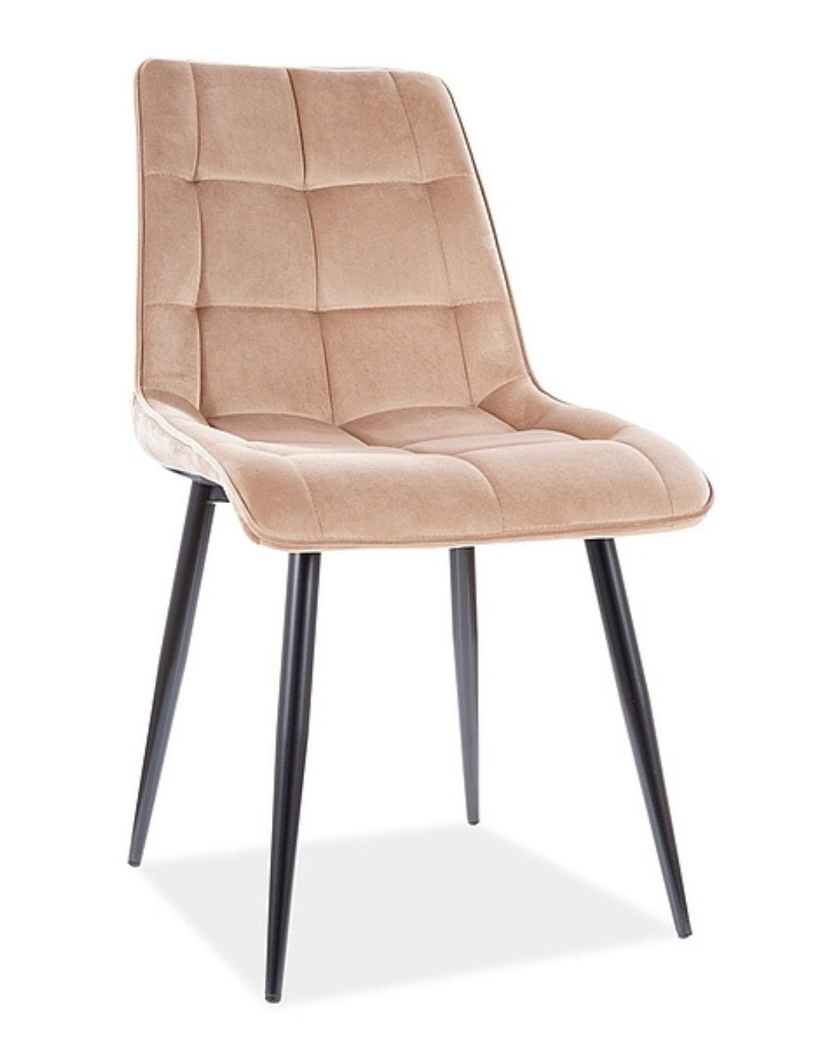 krzeslo  chic velvet bez czarny