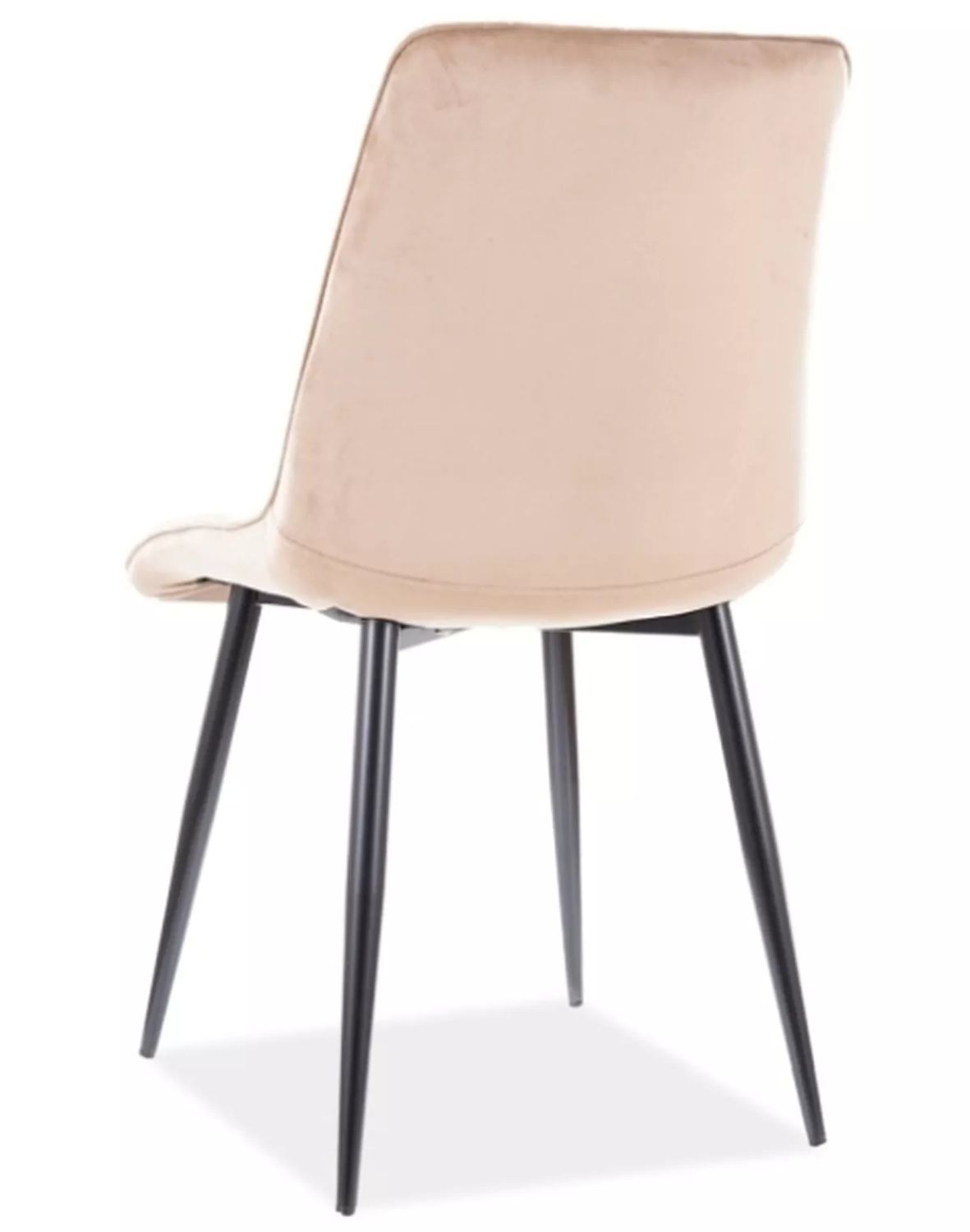 krzeslo  chic velvet bez czarny