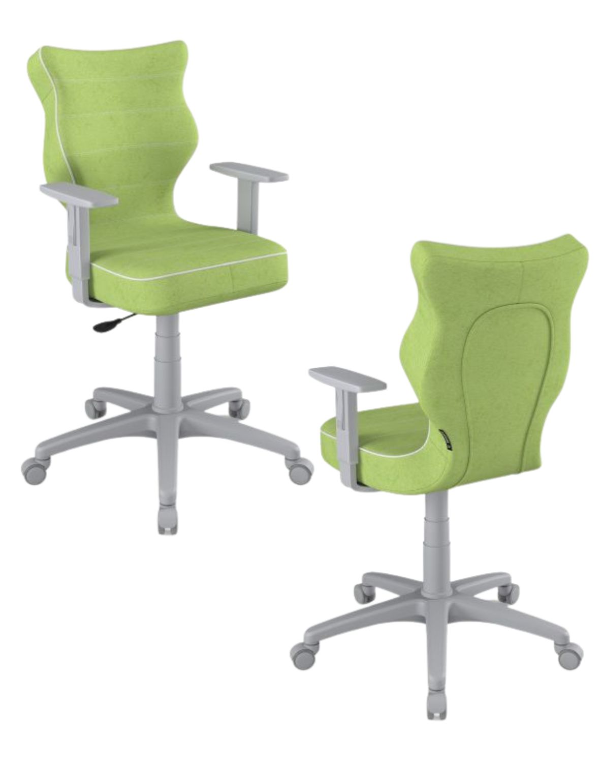 Krzesło młodzieżowe Duo, szara podstawa, rozmiar 5, wzrost 146-176,5 cm