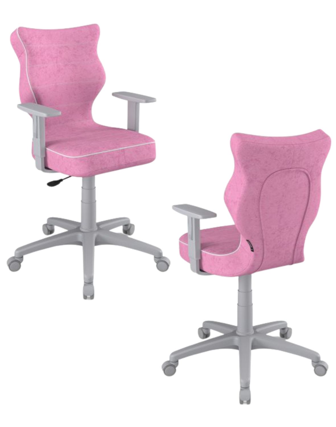 Krzesło młodzieżowe Duo, szara podstawa, rozmiar 5, wzrost 146-176,5 cm