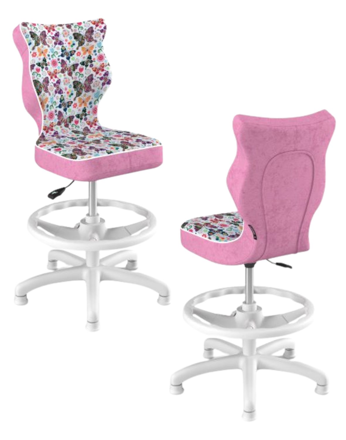 krzeslo dzieciece petit z podnozkiem 119 142 biala podstawa